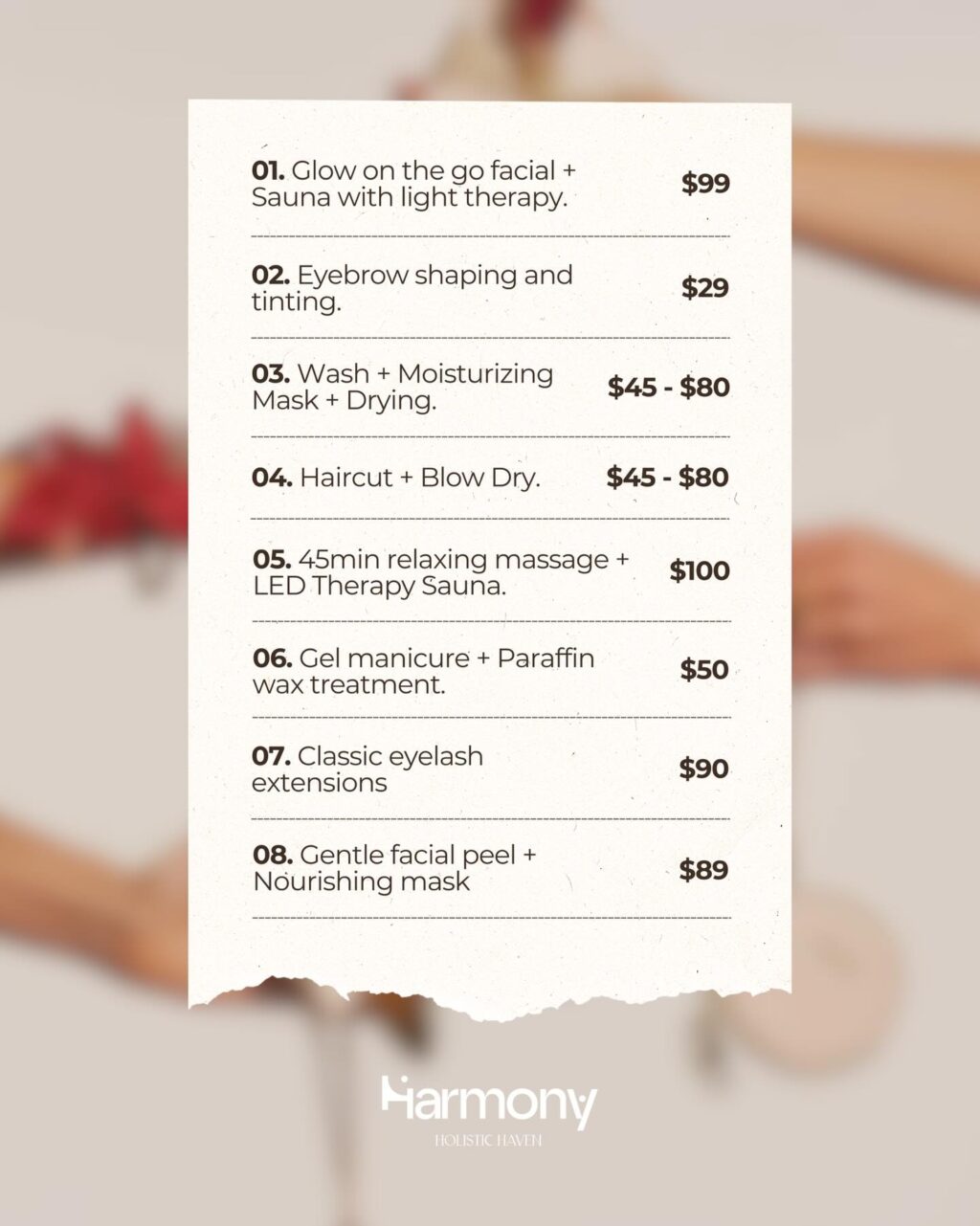 Instagram post from harmonyholistichaven. This post is in position 1.